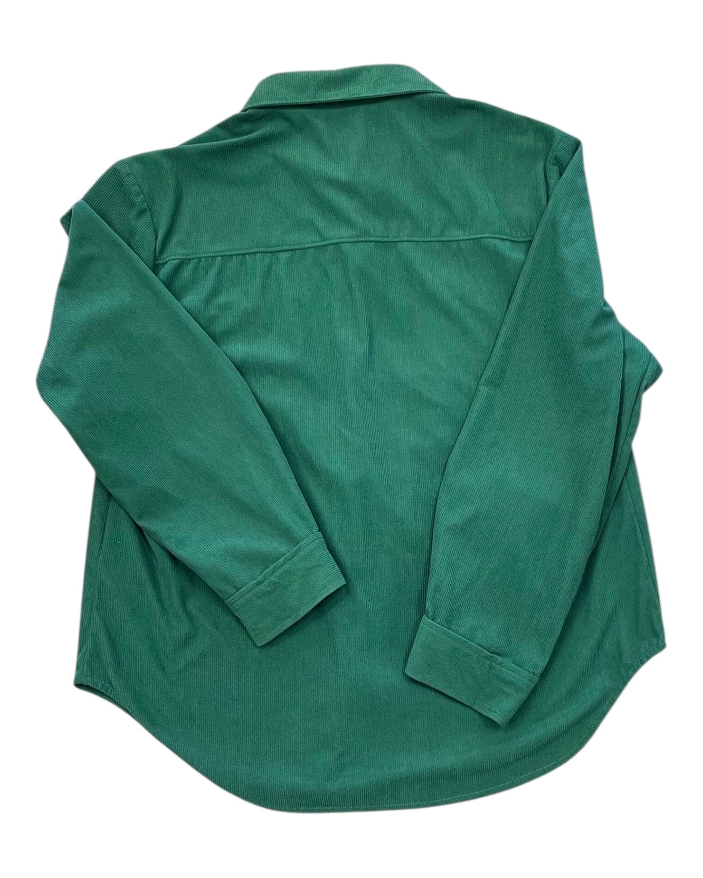 Blouse Ls By Love Tree In Green, Size:M