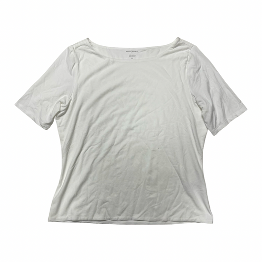 Top Ss By Banana Republic In White, Size:Xl