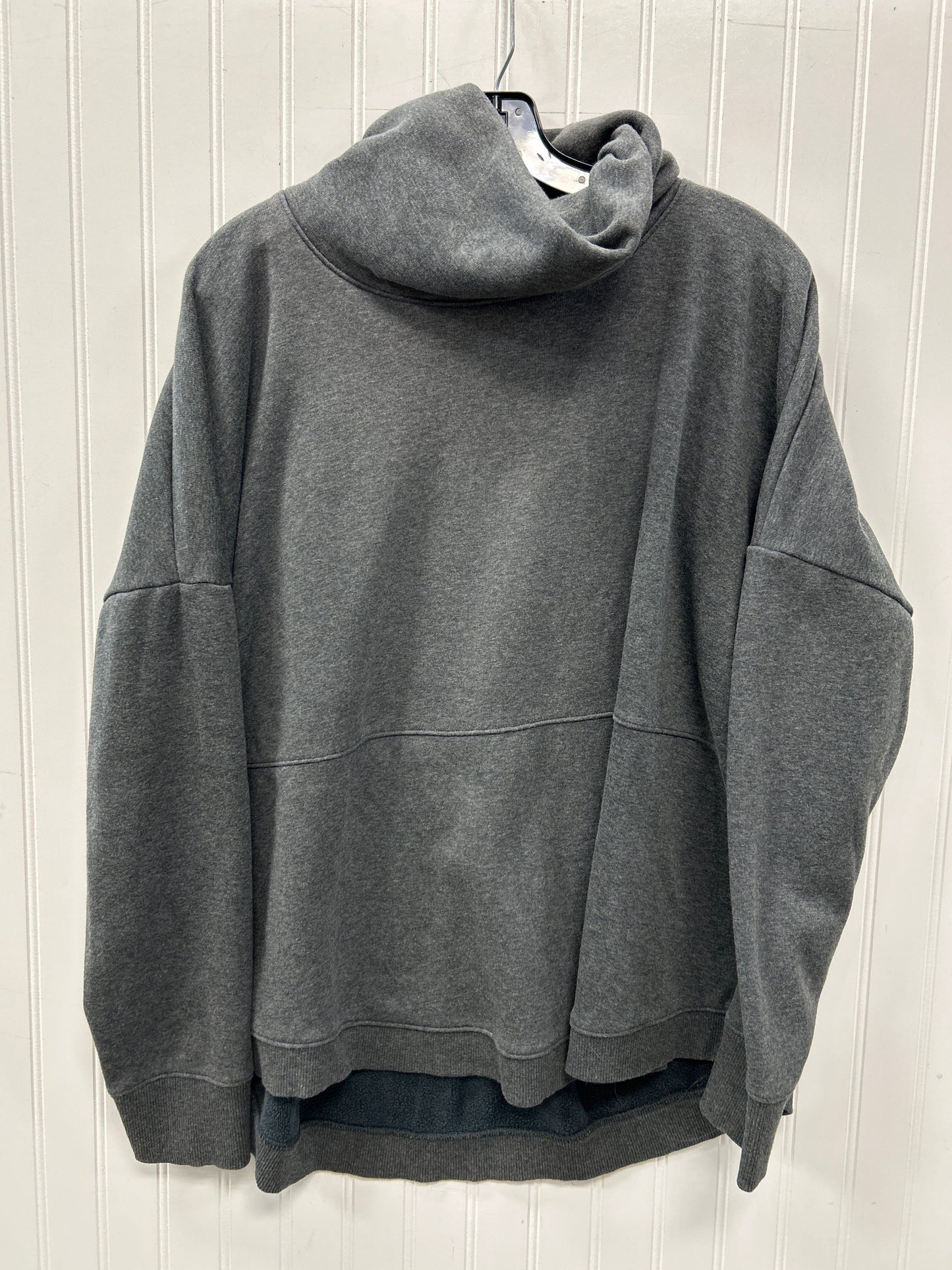 Athletic Sweatshirt Collar By Athleta In Grey, Size:Xl