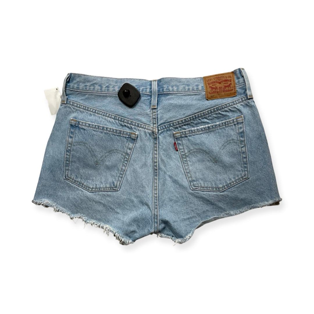 Shorts By Levis In Blue Denim, Size:12