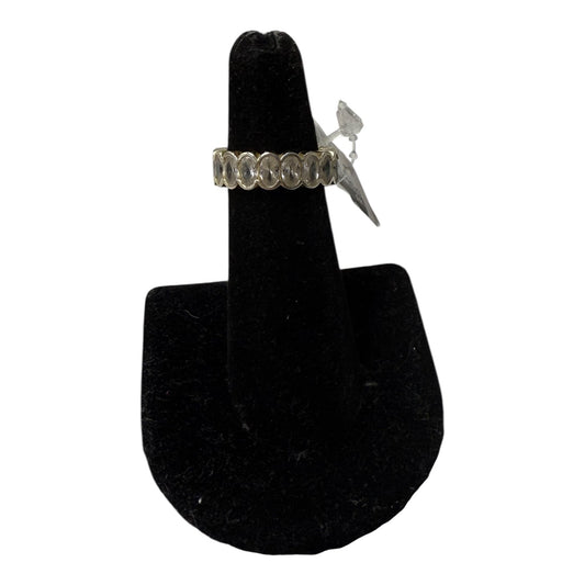 Ring Sterling Silver  In Gold, Size:6