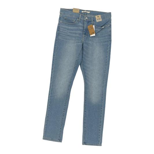 Jeans Skinny By Levis In Blue Denim, Size:10