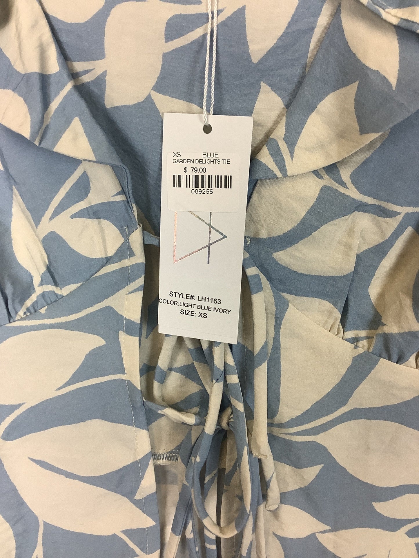 Skirt Set 2pc By Cmc In Blue & Cream, Size: Xs