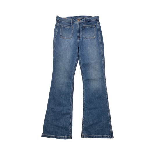 Jeans Wide Leg By Gap In Blue Denim, Size:12