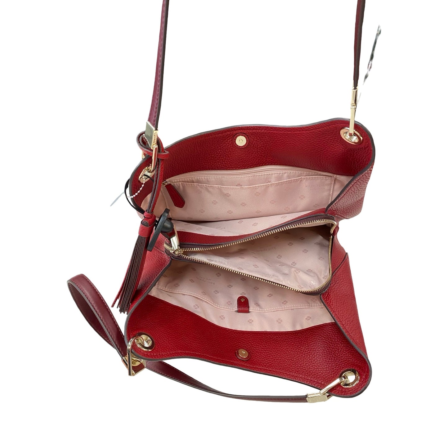 Handbag Designer By Kate Spade In Red, Size:Medium