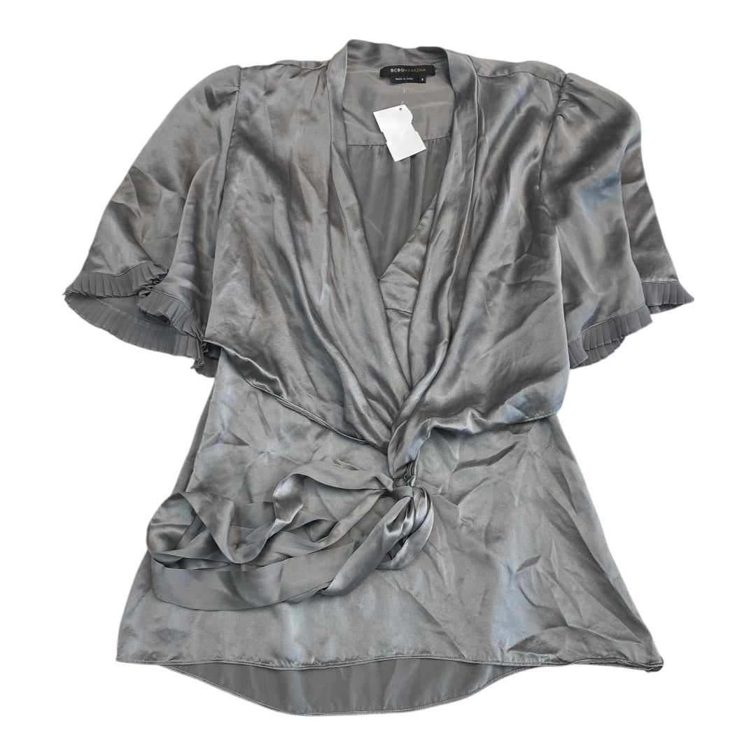 Top Ss By Bcbgmaxazria In Silver, Size:S