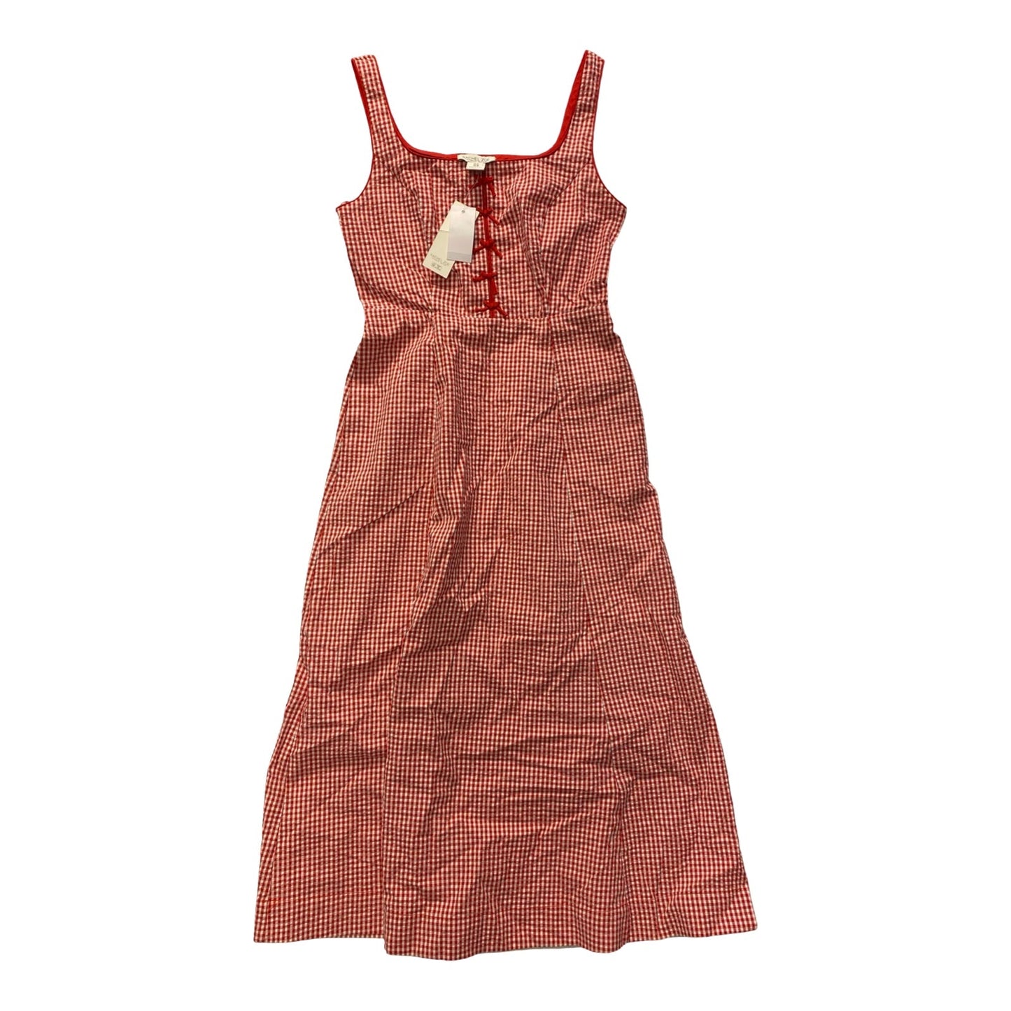 Dress Casual Midi By Rachel Zoe In Checkered Pattern, Size:8