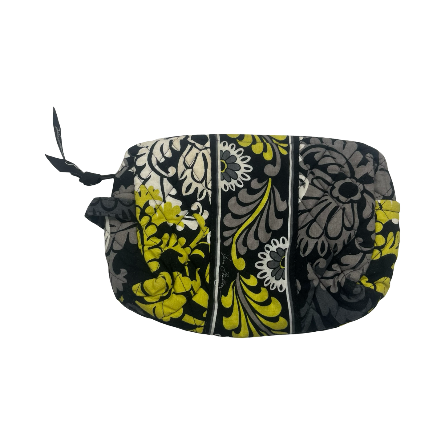 Makeup Bag By Vera Bradley In Black & Green, Size:Small