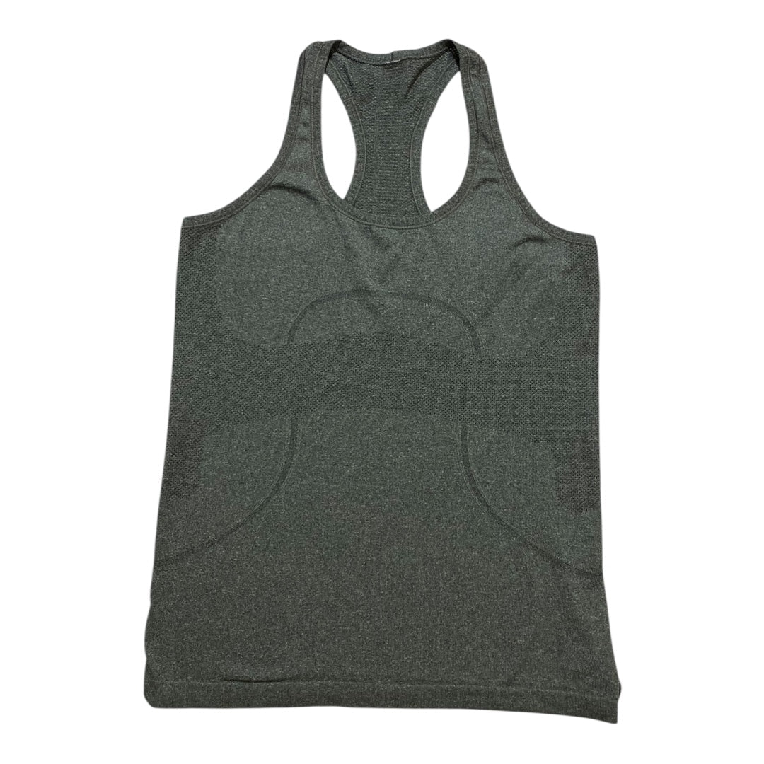 Athletic Tank Top By Lululemon In Grey, Size:8