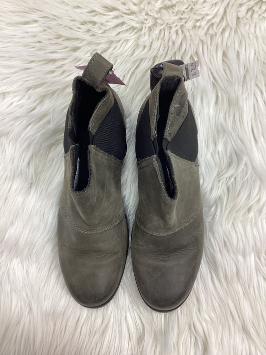 Boots Ankle Flats By Sorel In Green, Size:8