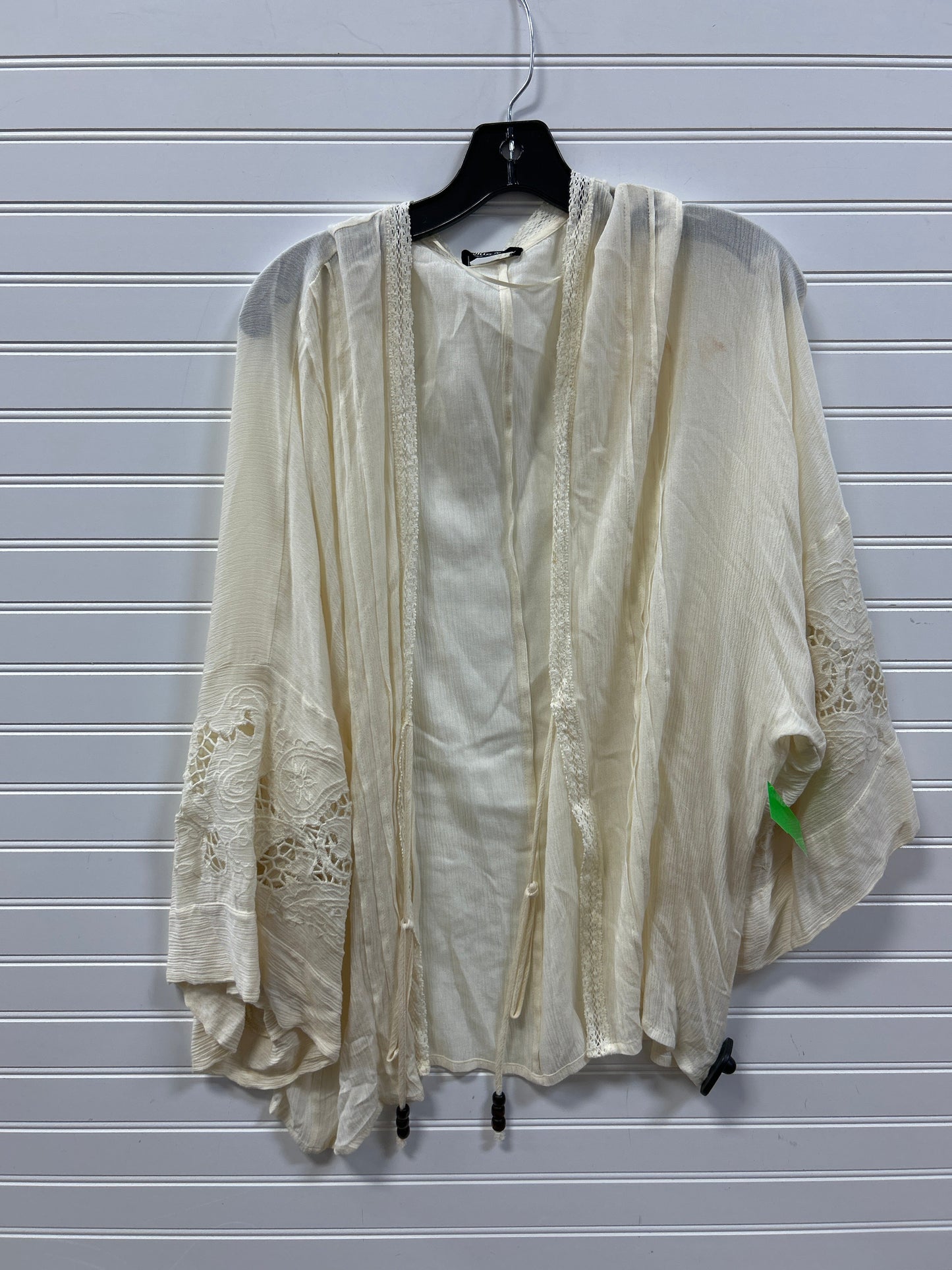 Kimono By Miss Me In Cream, Size:M