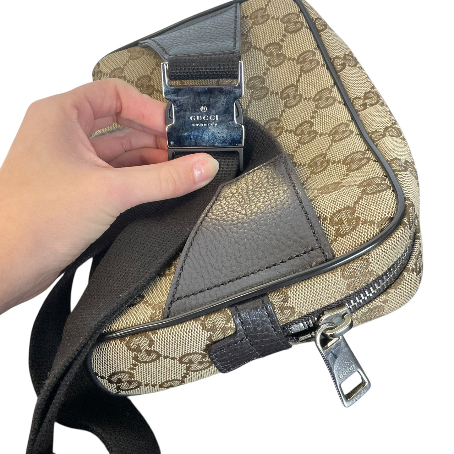 Belt Bag Luxury Designer By Gucci, Size: Medium