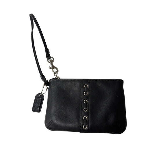 Wristlet Designer By Coach In Black, Size:Small