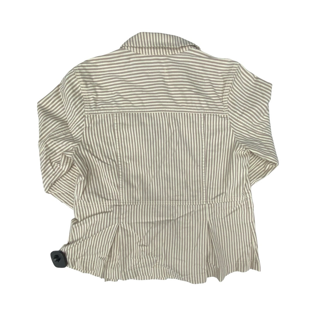 Blazer By J. Jill In Striped Pattern, Size:Xs