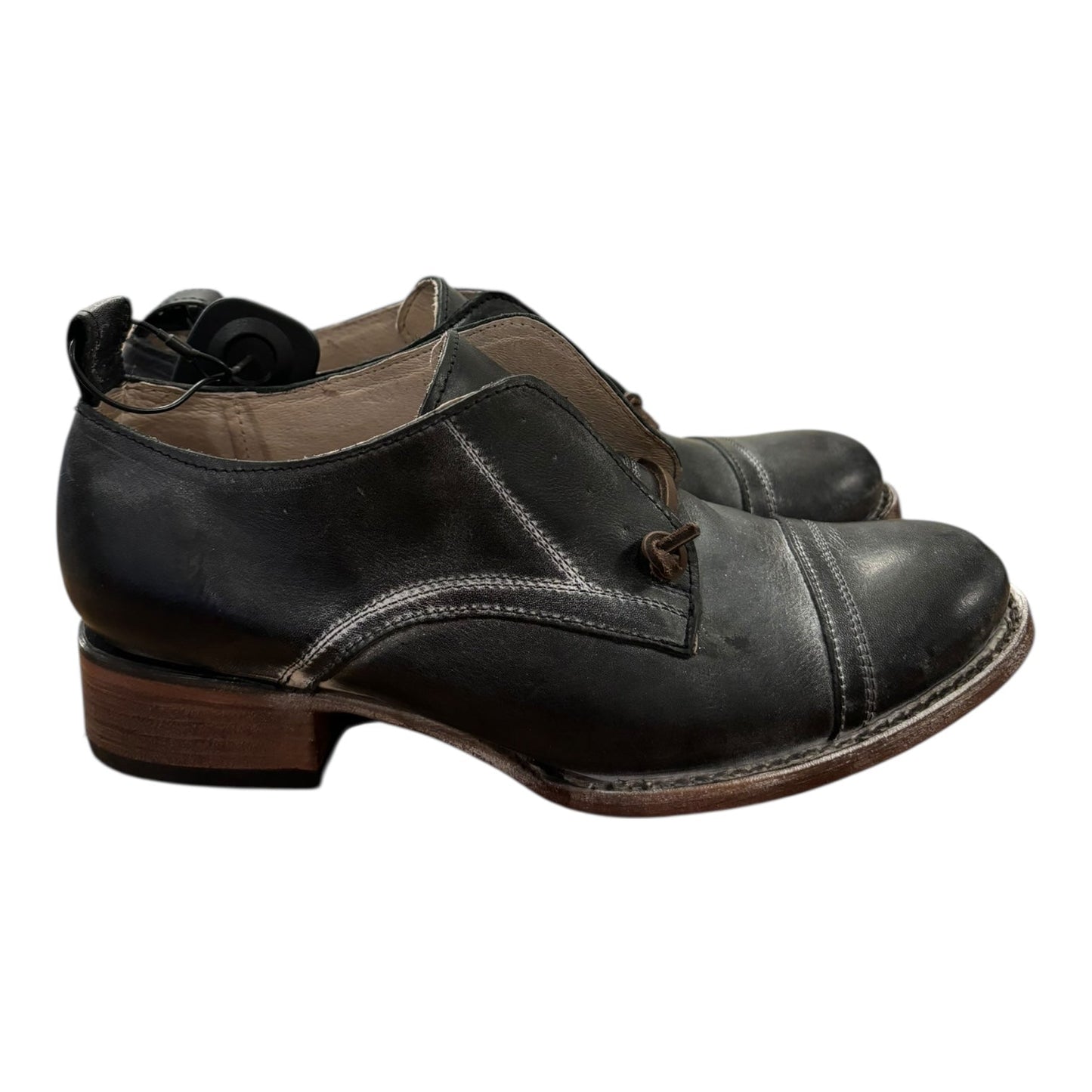 Shoes Heels Block By Freebird In Grey, Size:10