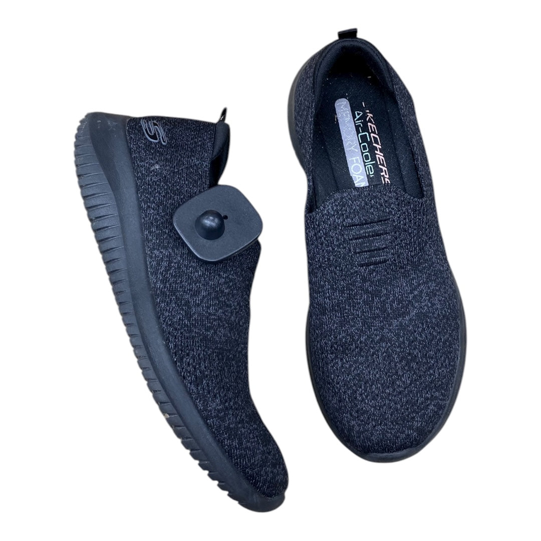 Sandals Heels Platform By Crocs In Black, Size:6