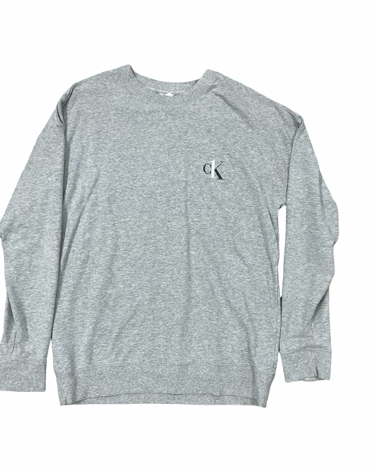 Sweatshirt Crewneck By Calvin Klein Performance In Grey, Size:M