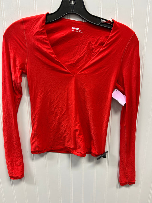 Top Ls Basic By Aerie In Red, Size:S