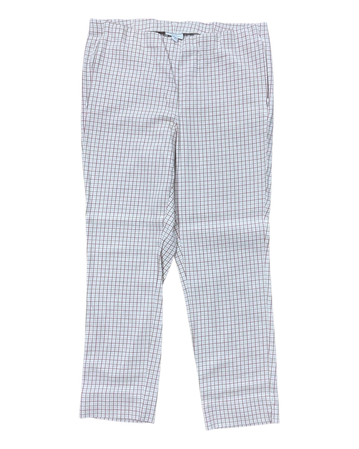 Pants Lounge By J. Jill In Green & Pink, Size:14