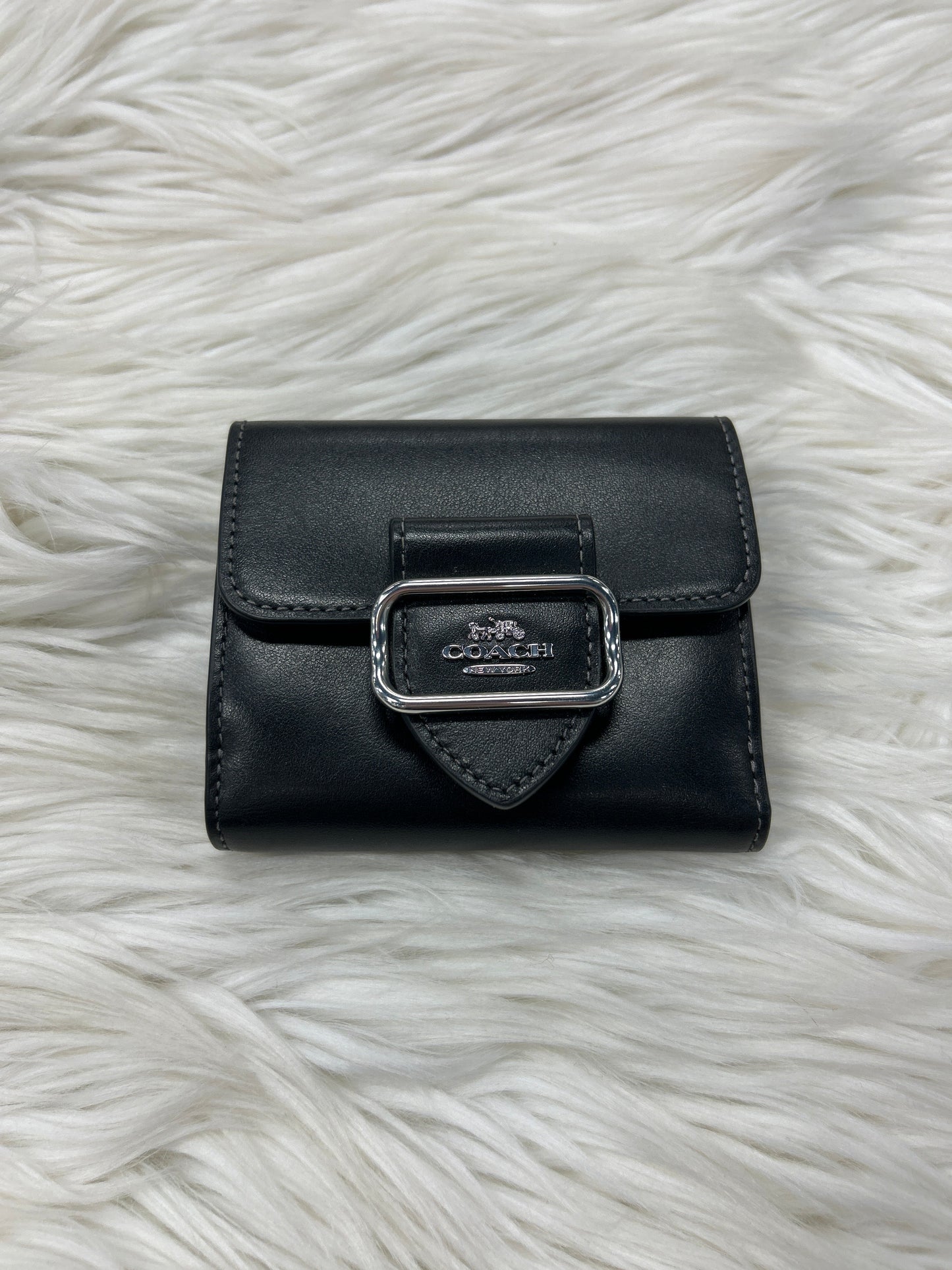 Wallet Designer By Coach In Black, Size:Small