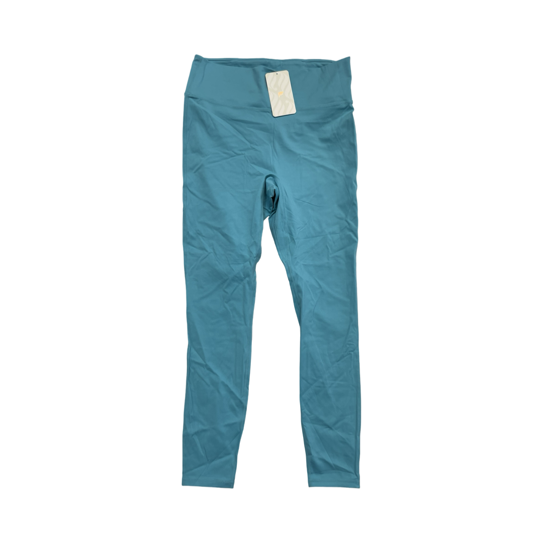 Athletic Leggings By Fabletics In Teal, Size:1X