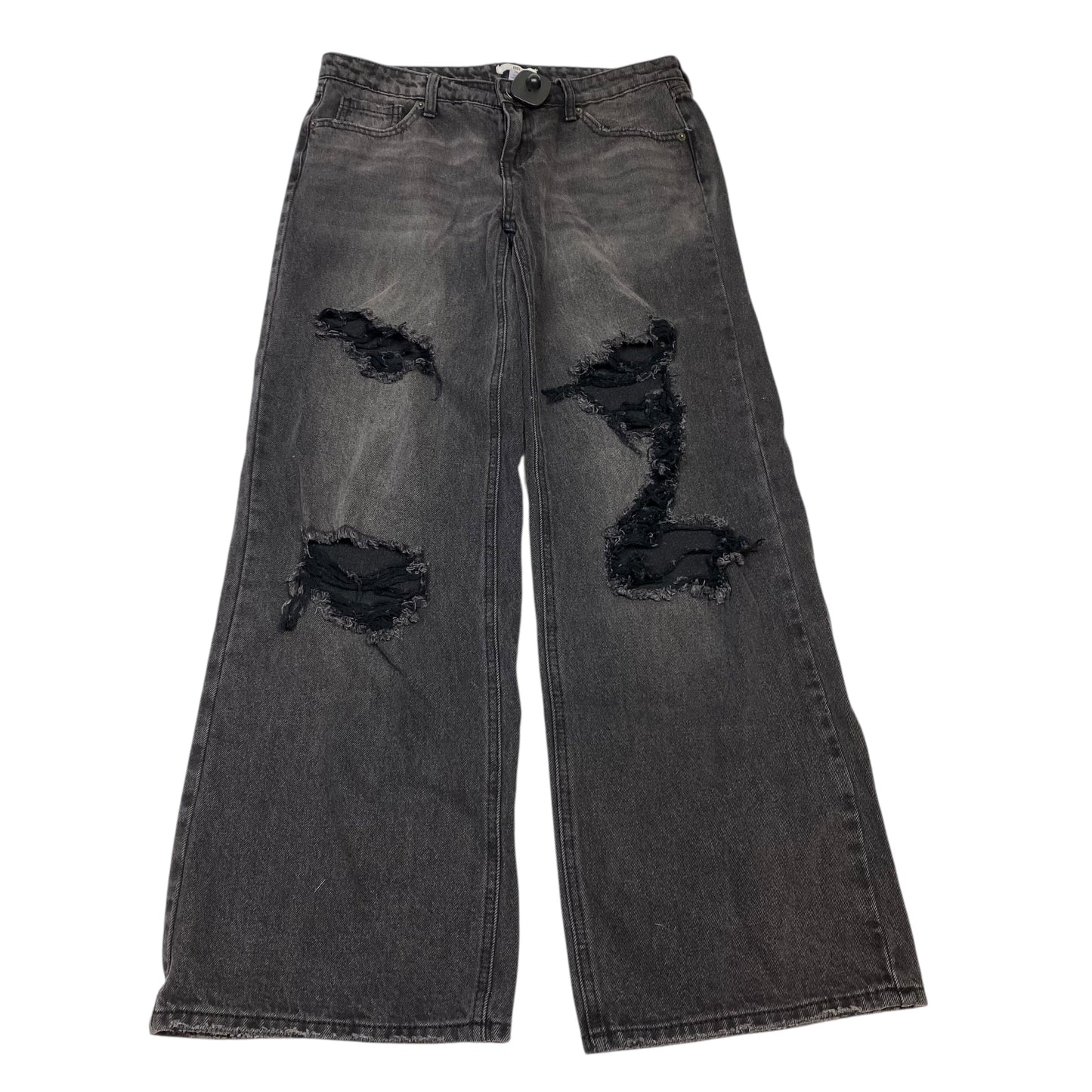 Jeans Wide Leg By Bp In Grey Denim, Size:6