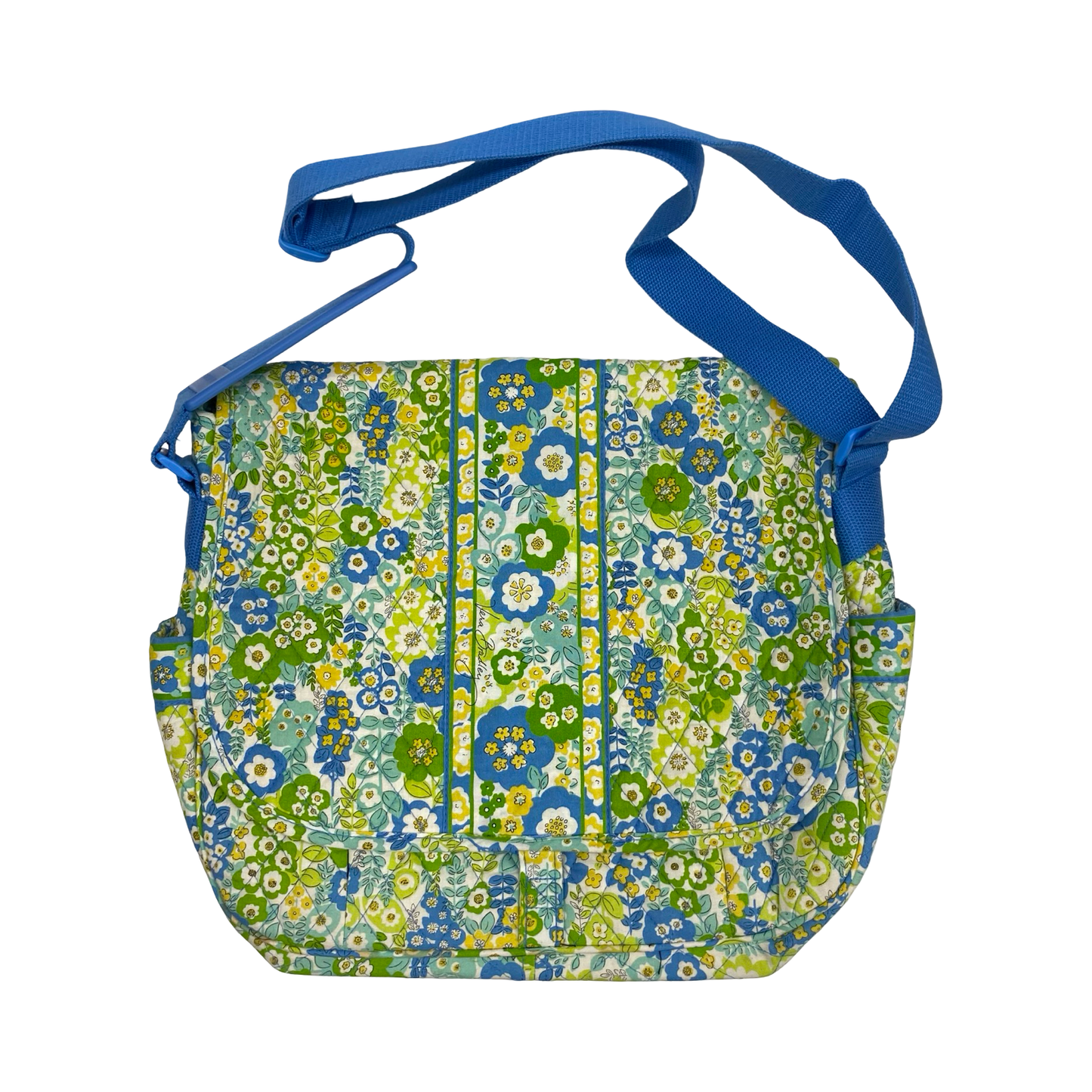 Crossbody By Vera Bradley In Blue & Green, Size:Large