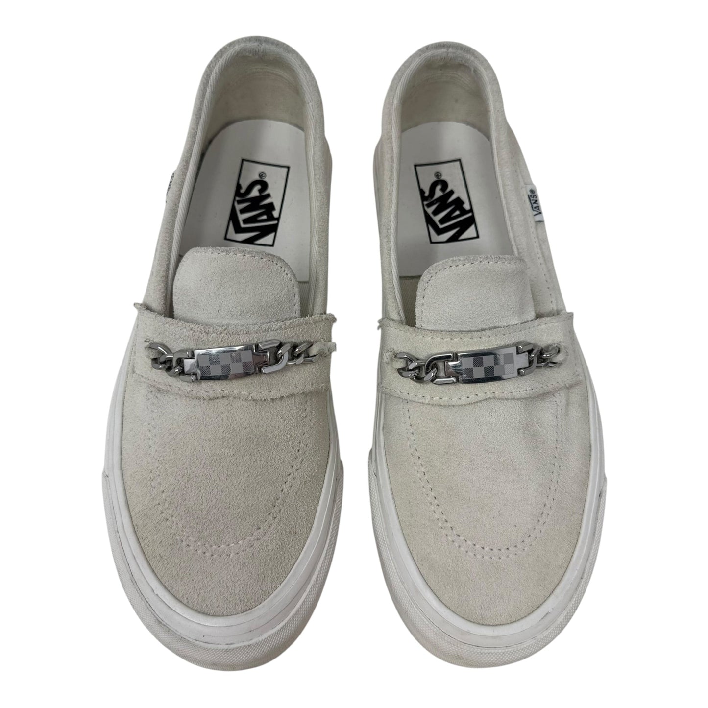 Shoes Sneakers By Vans In Cream, Size: 8.5