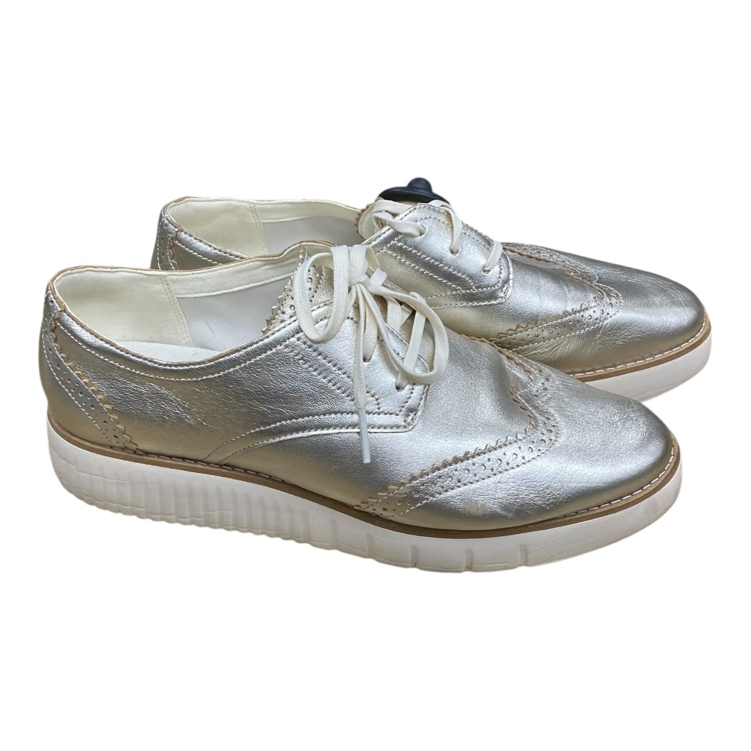 Shoes Sneakers By Cole-Haan In Gold, Size:10