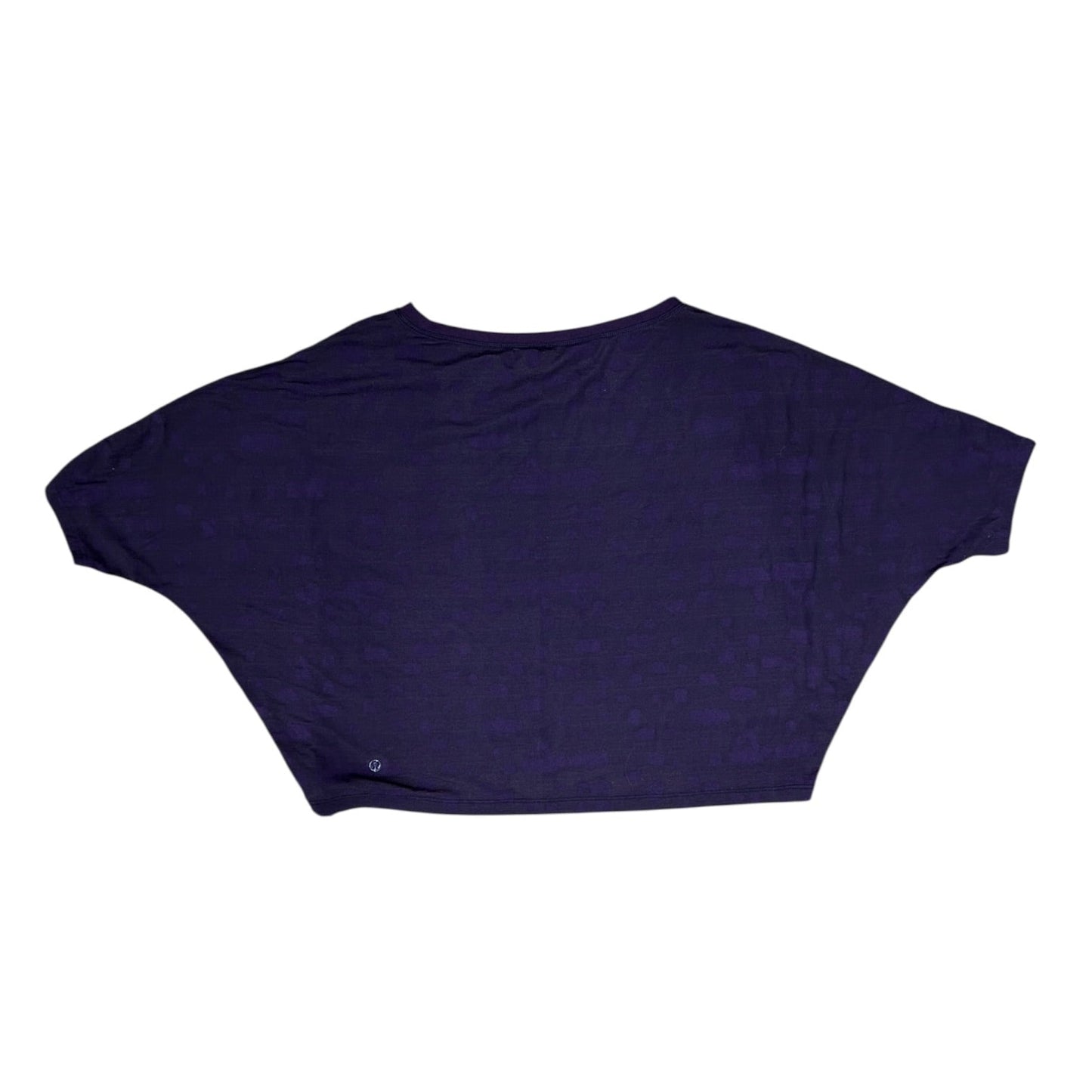 Athletic Top Ss By Lululemon In Purple, Size:Xl