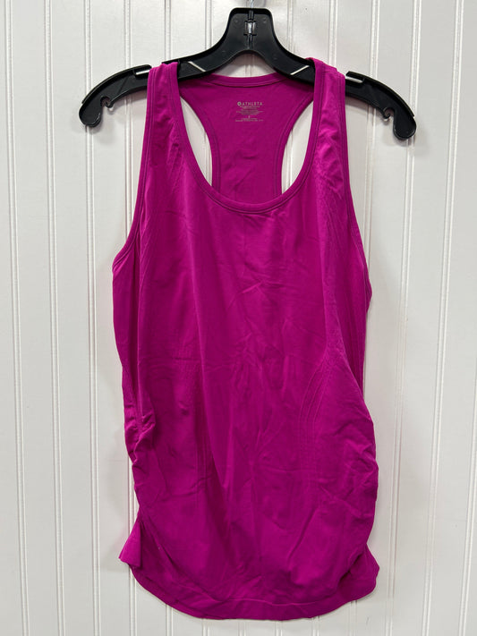 Athletic Tank Top By Athleta In Pink, Size:L