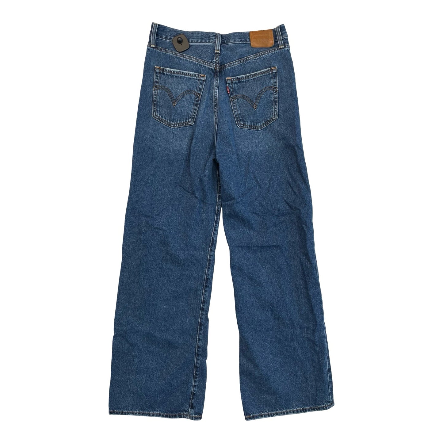 Jeans Wide Leg By Levis In Blue Denim, Size:6