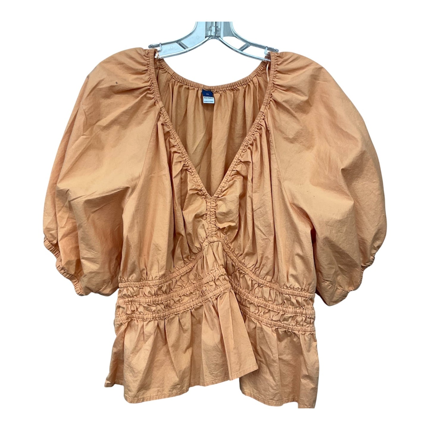 Top 3/4 Sleeve By Old Navy In Orange, Size: Xl
