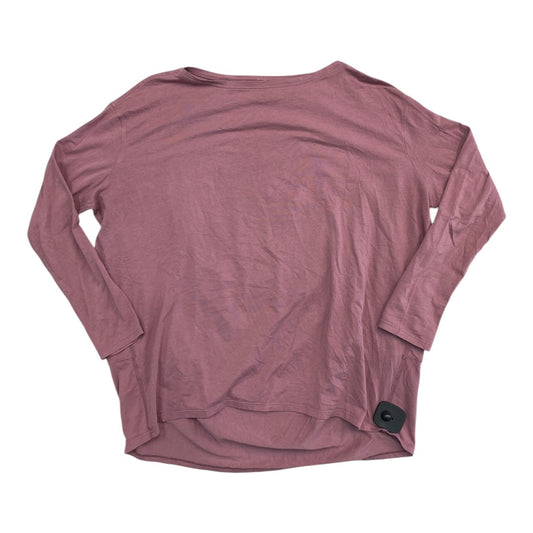 Athletic Top Ls Crewneck By Lululemon In Purple, Size:M