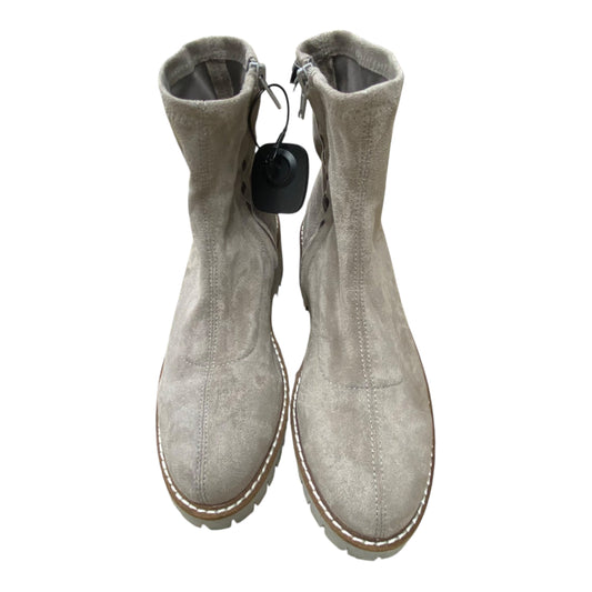Boots Ankle Heels By Coconuts In Taupe, Size:6