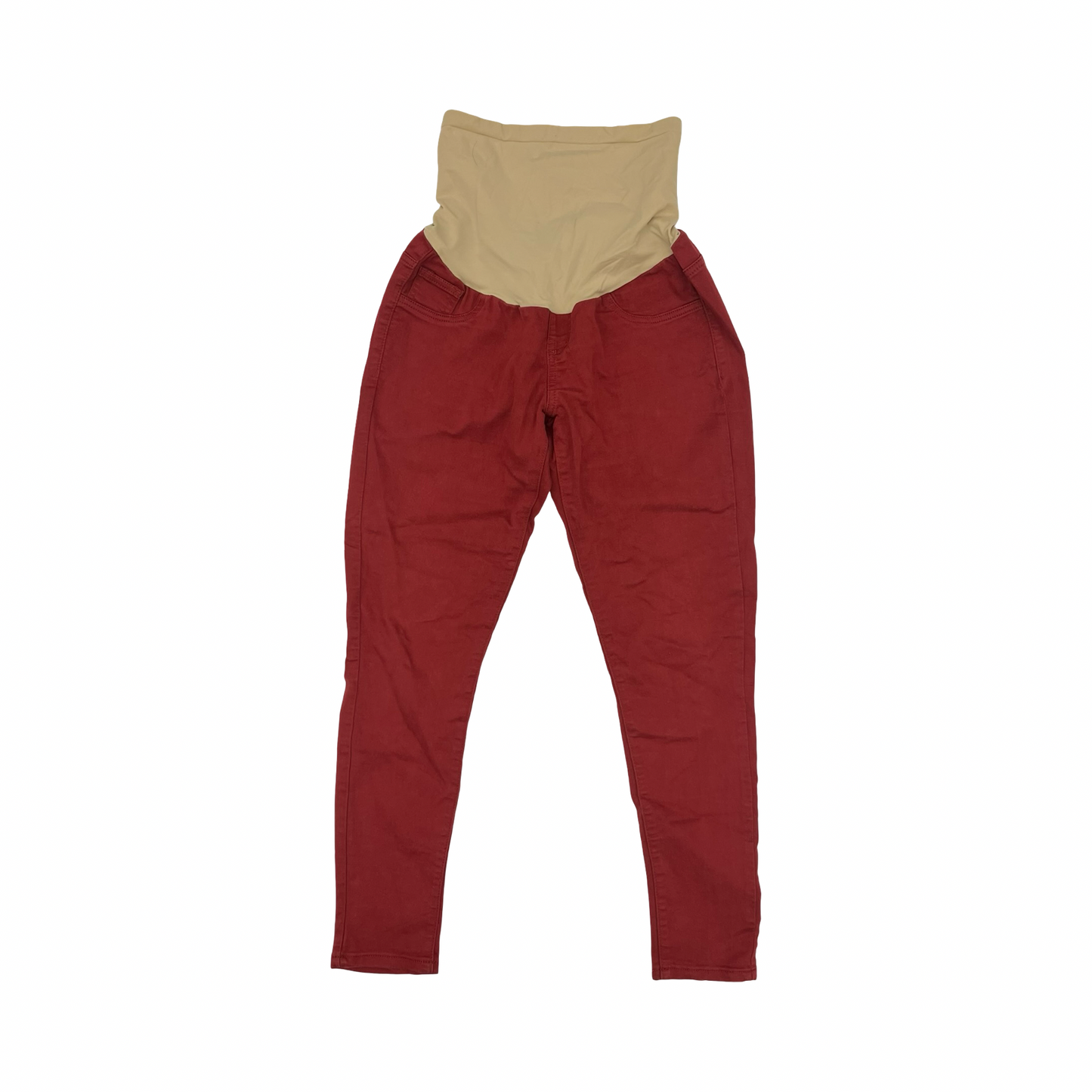 Mat Pant By Motherhood In Maroon, Size:M