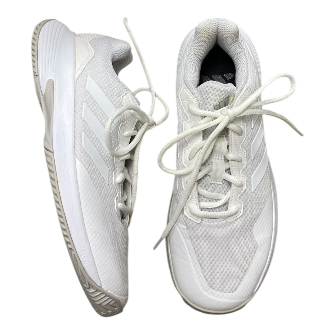 Shoes Athletic By Adidas In White, Size:7.5