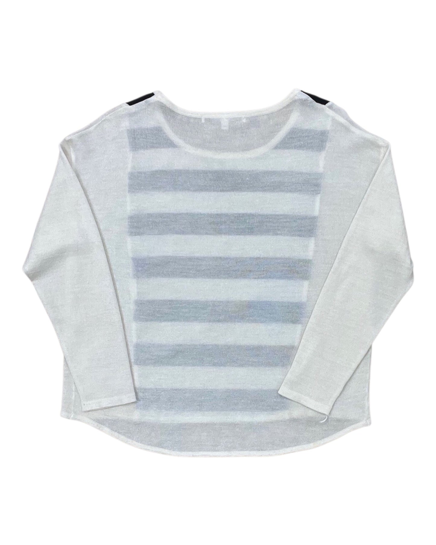 Top Ls By Jealous Tomato In Black & Cream, Size:S