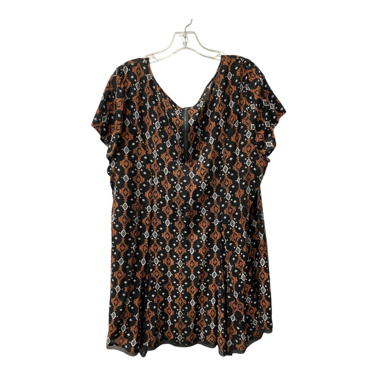 Top Ss By Torrid In Black & Brown, Size:1X