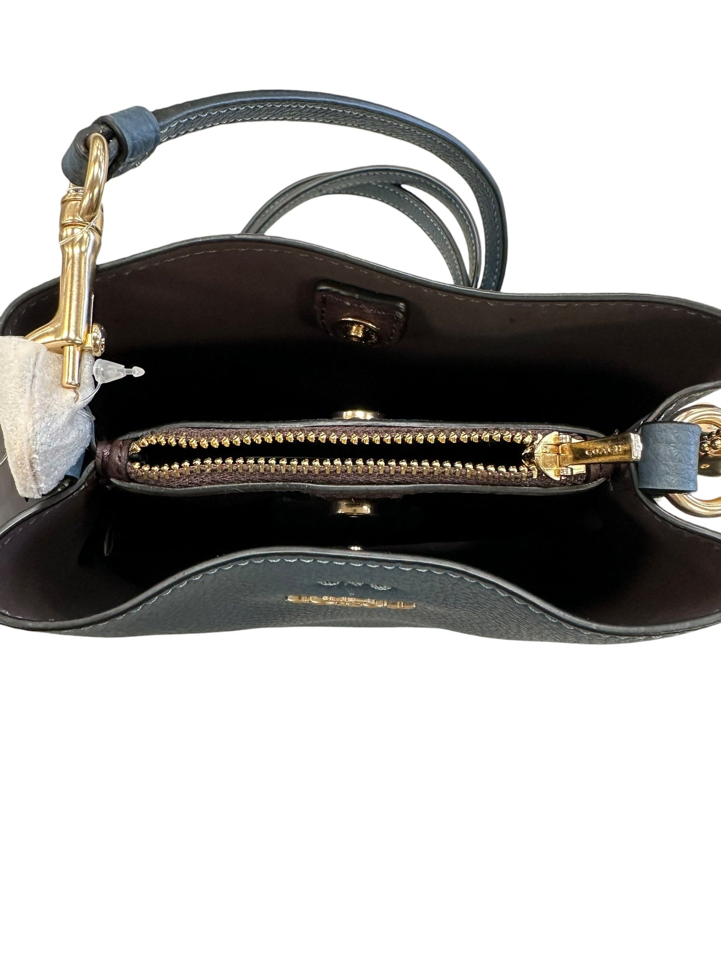 Crossbody Designer By Coach In Blue, Size:Small