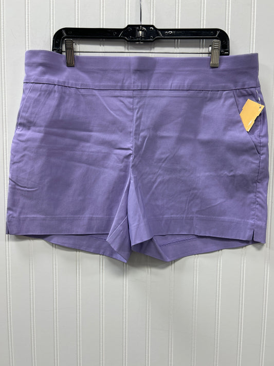 Shorts By New York And Co In Purple, Size:Xl NWT