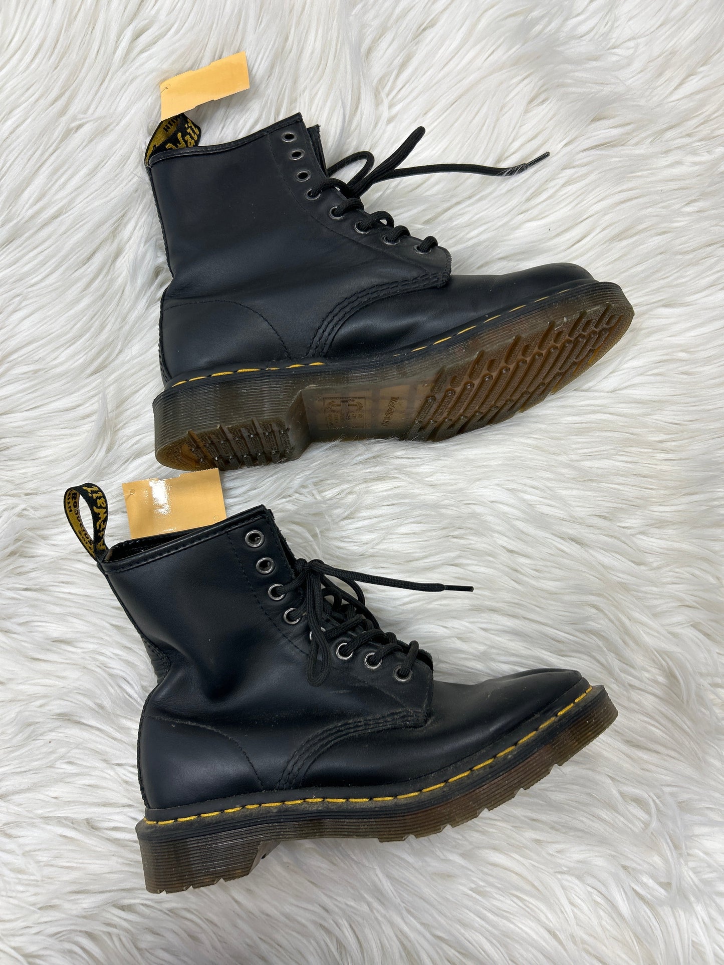 Boots Ankle Heels By Dr Martens In Black, Size:6