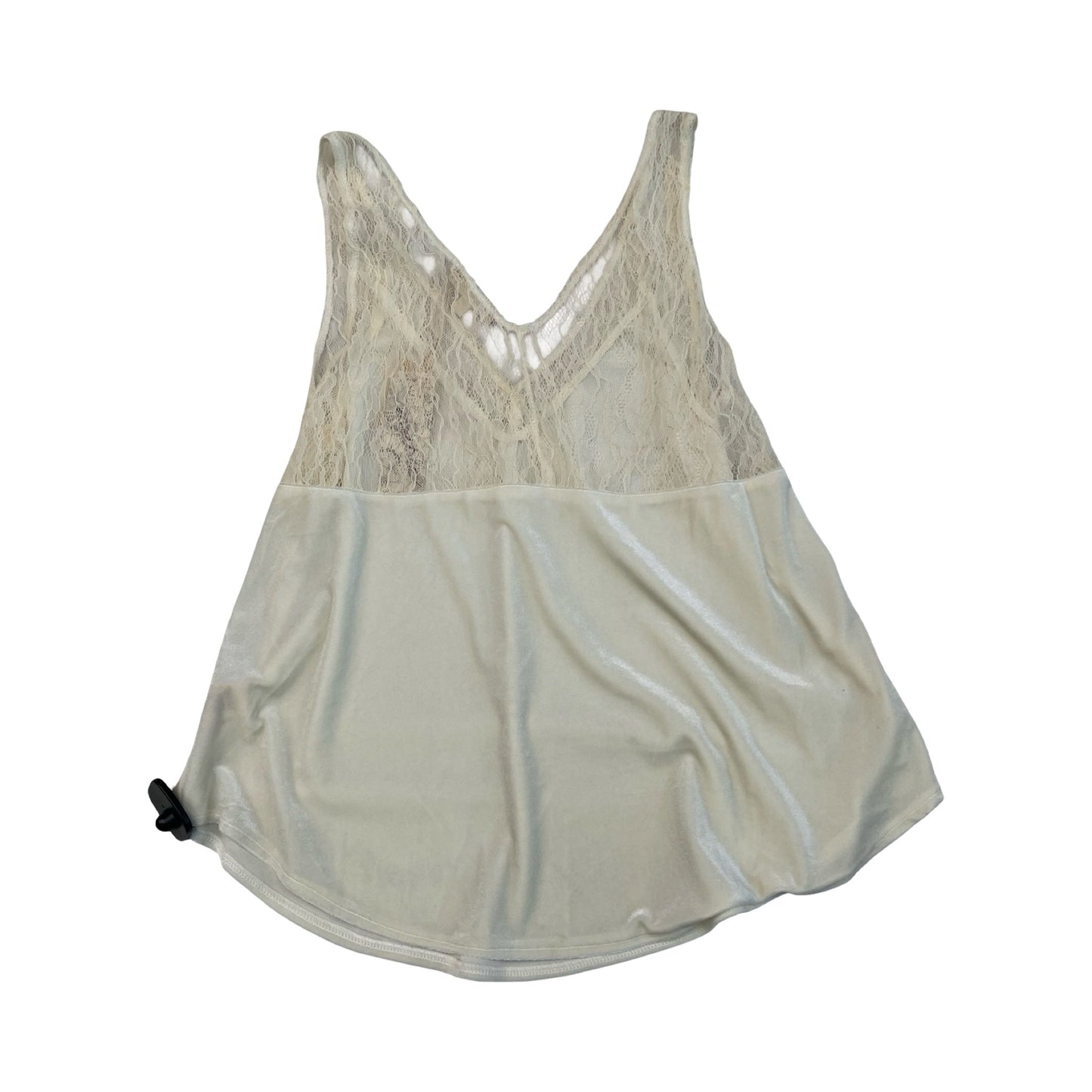 Top Sleeveless By Mystree In Cream, Size:L