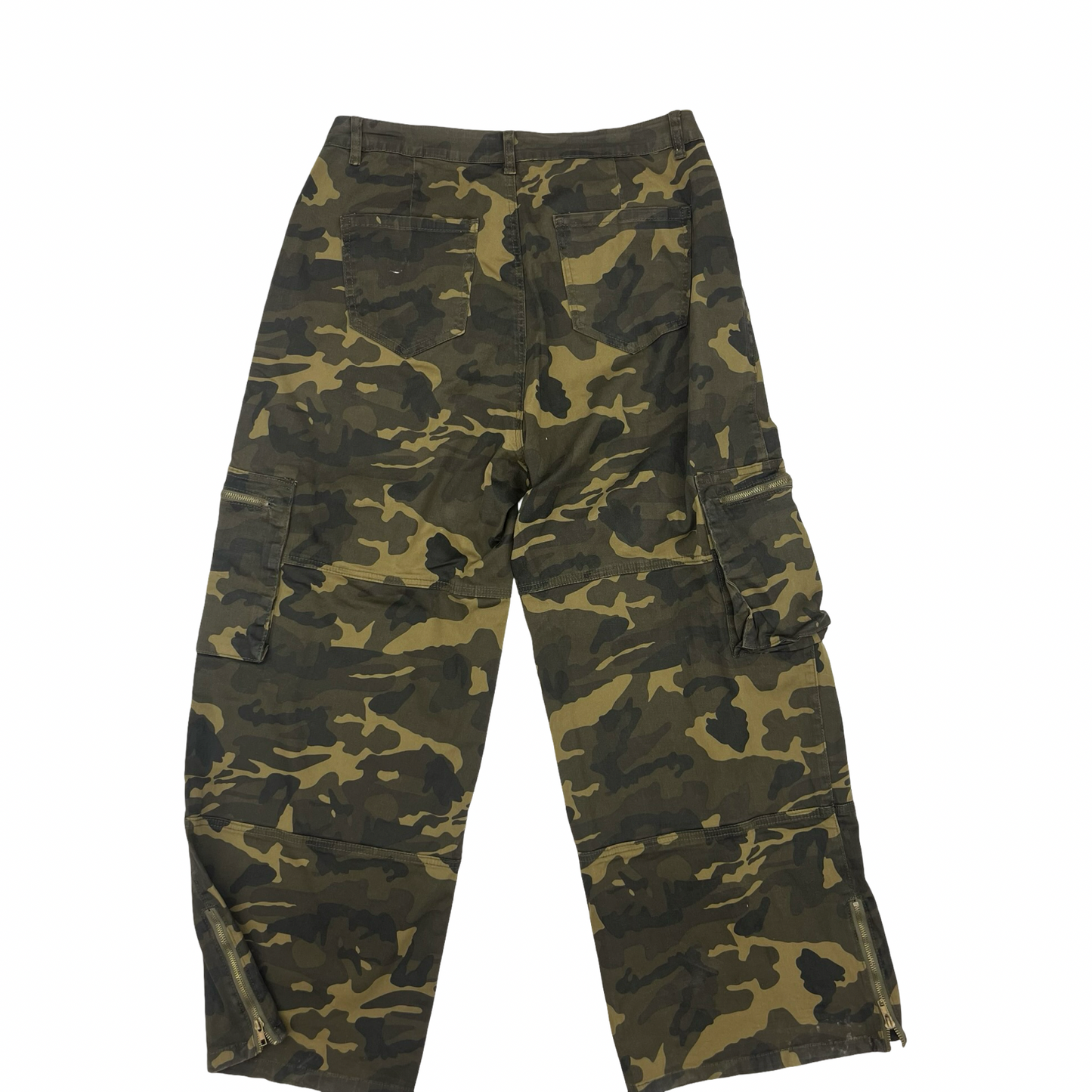 Pants Cargo & Utility By American Bazi In Camouflage Print, Size:1X