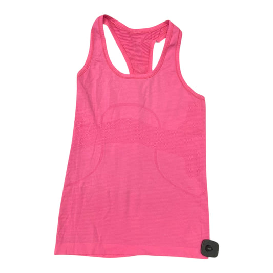 Athletic Tank Top By Lululemon In Pink, Size:6