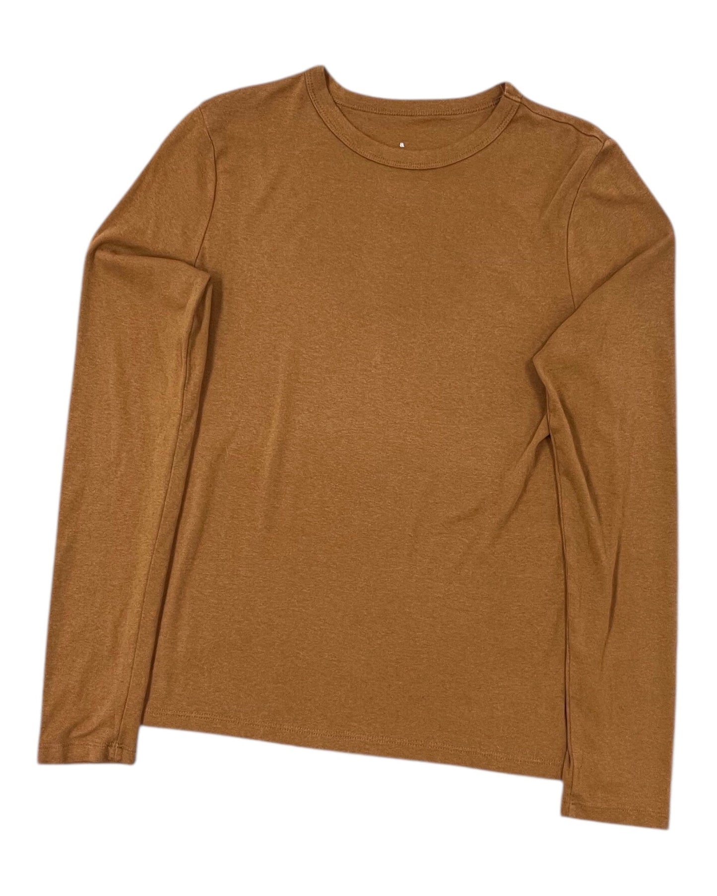Top Ls Basic By A New Day In Orange, Size:S