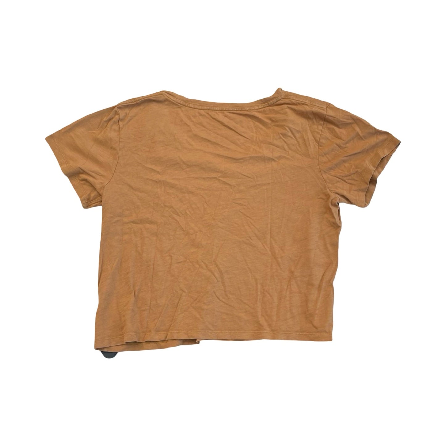Athletic Top Ss By Athleta In Tan, Size:L