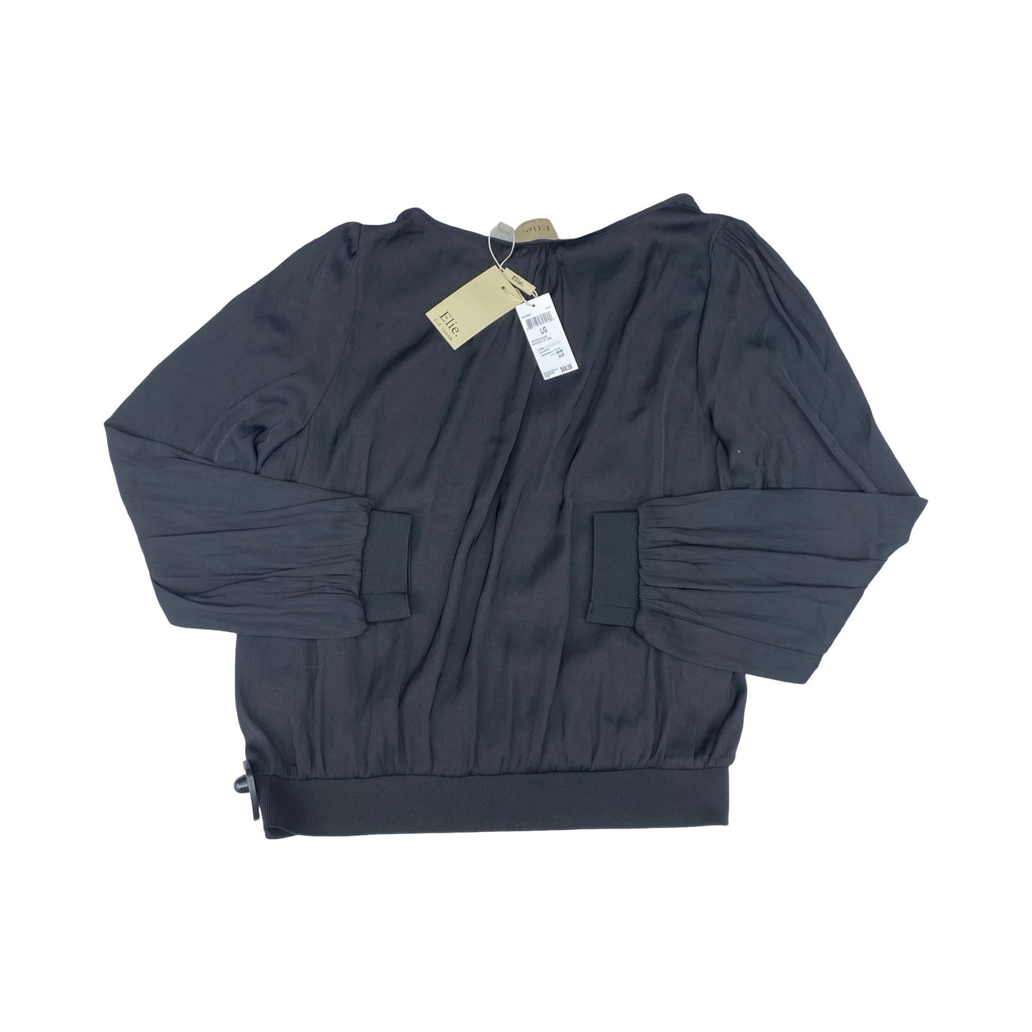 Top Ls By Elie Tahari In Black, Size:L