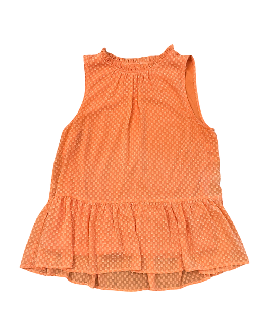 Top Sleeveless By Staccato In Orange, Size:M