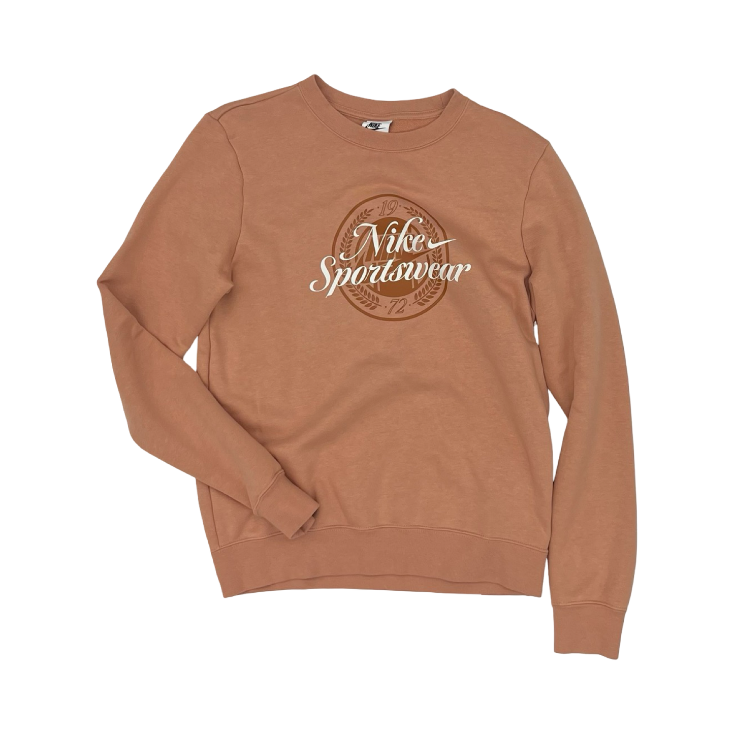 Athletic Sweatshirt Crewneck By Nike In Orange, Size:Xs